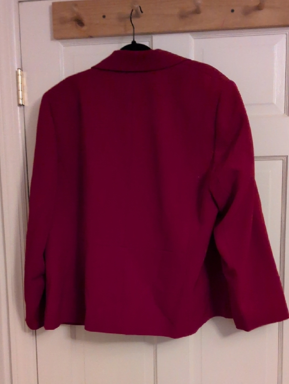 Kasper Red Two-Button Blazer - Picture 4 of 4